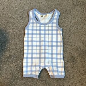 Monica and Andy organic cotton romper newborn size like new